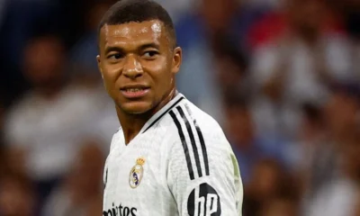 Kylian Mbappé durante partida do Real Madrid • 01/09/2024 REUTERS/Susana Vera