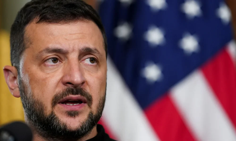 Presidente ucraniano, Volodymyr Zelenskiy • 26/09/2024REUTERS/Kevin Lamarque