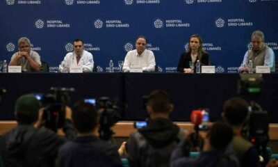 De acordo com informações obtidas pelo Correio, um andar de UTI inteiro do hospital foi mobilizado somente para o petista - (crédito: Nelson ALMEIDA / AFP)