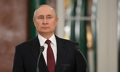 Presidente da Rússia, Vladimir Putin, durante entrevista coletiva em Moscou
22/12/2022 Sputnik/Sergey Guneev/Pool via REUTERS