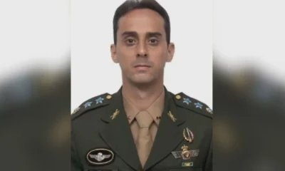 O tenente-coronel Rodrigo Bezerra Azevedo • Reprodução