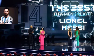 Messi foi eleito melhor jogador do mundo pela Fifa em 2023 • Joe Maher - FIFA/FIFA via Getty Images