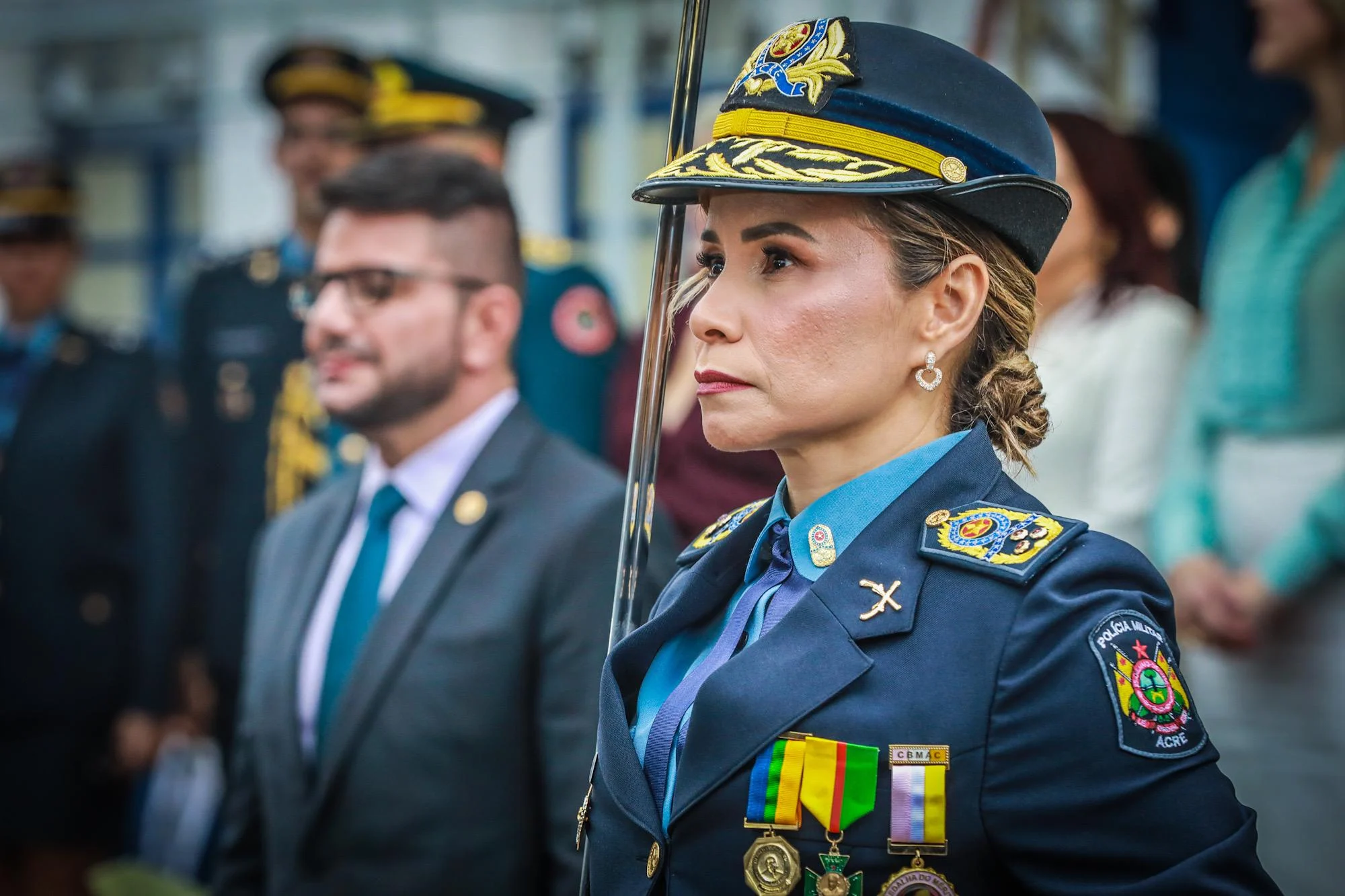 Coronel Marta Renata assume comando da PM e marca dia histórico no Acre