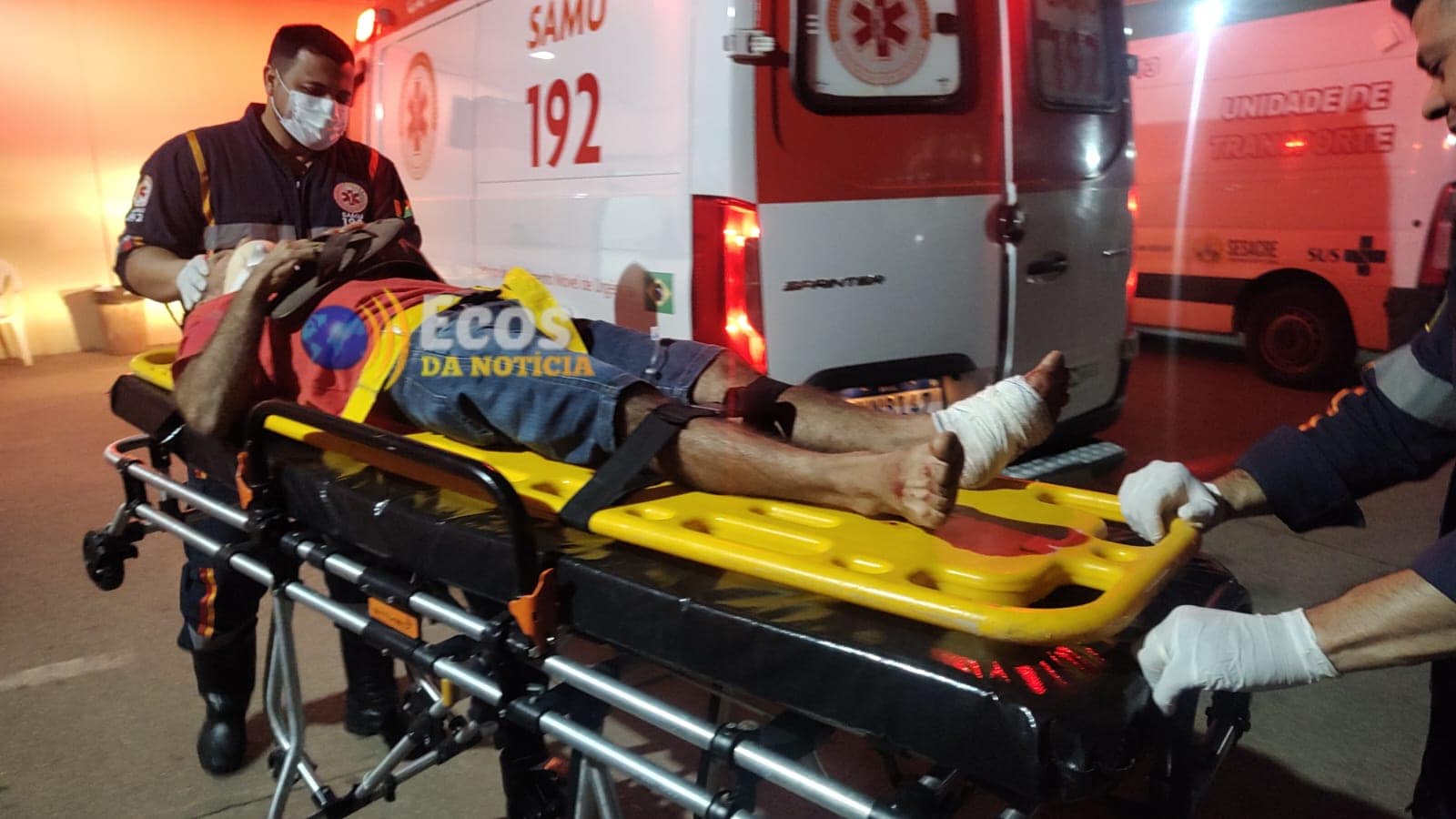 Ciclista é atingido por moto em colisão frontal no interior do Acre