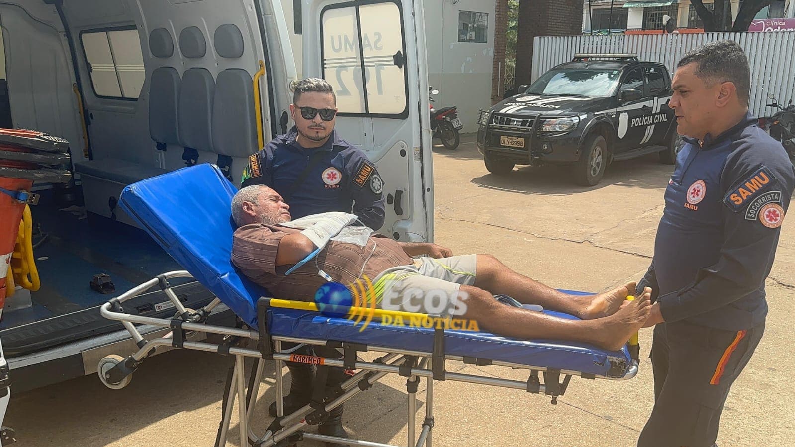 Homem se recusa a beber com “amigo” e é agredido com golpes de ripa em Rio Branco