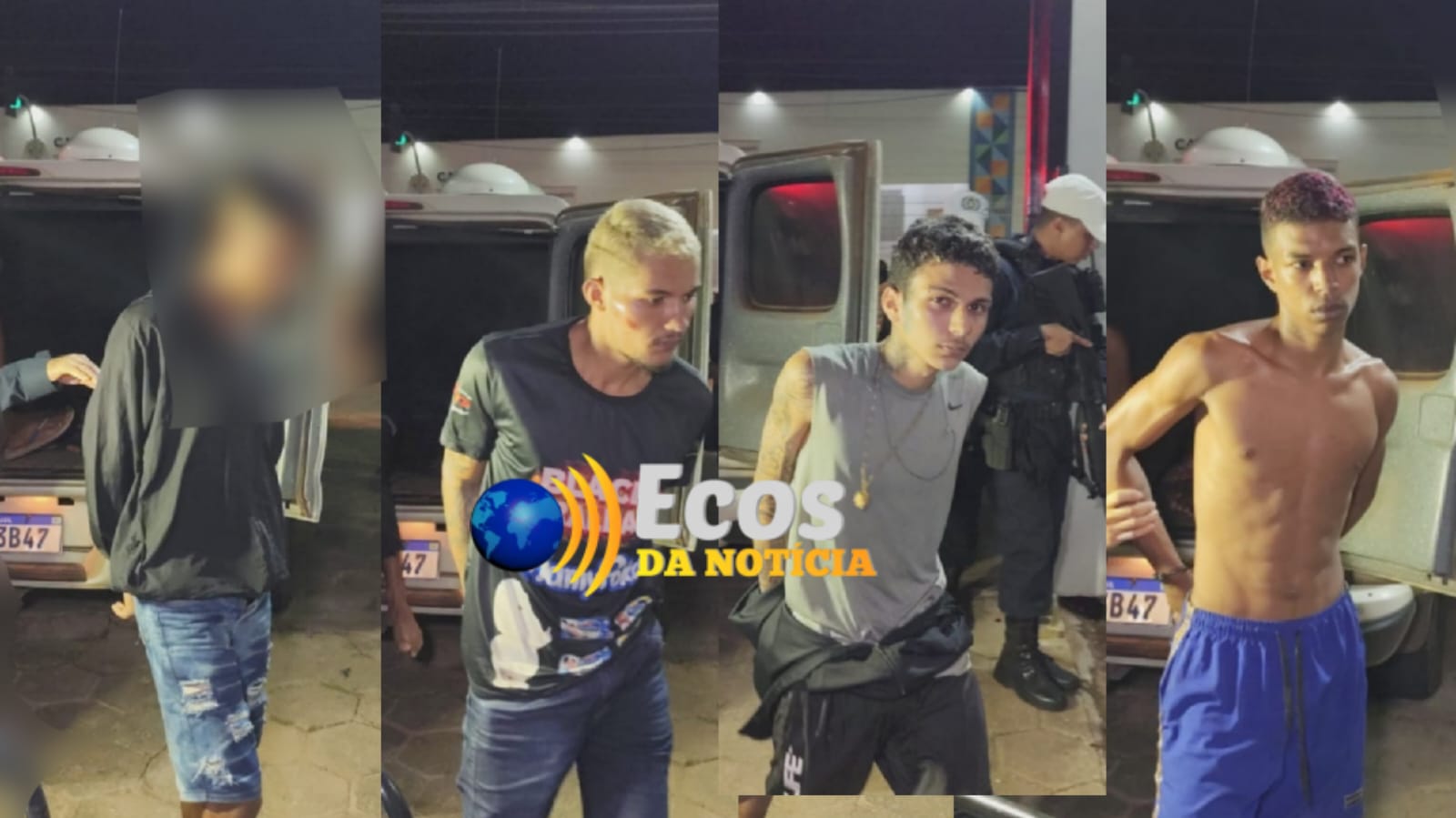 Criminosos são presos com arma de fogo e veículo roubado após perseguição em Rio Branco