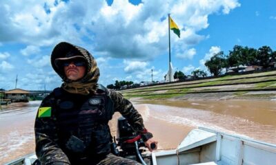 Rondas são feitas diariamente no Rio Acre e seus afluentes. Foto: BPA