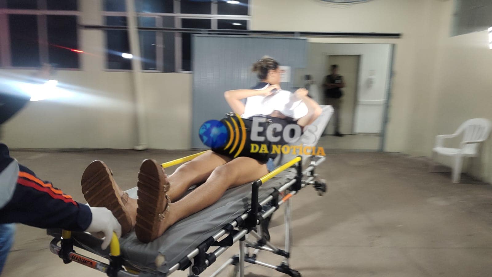 Jovem sofre queimaduras após acidente com botijão de gás