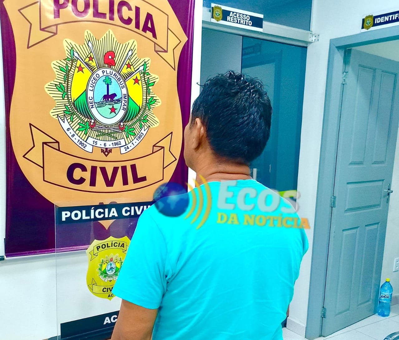 Polícia Civil cumpre mandado de prisão contra homem acusado de abuso sexual de enteadas no interior do Acre
