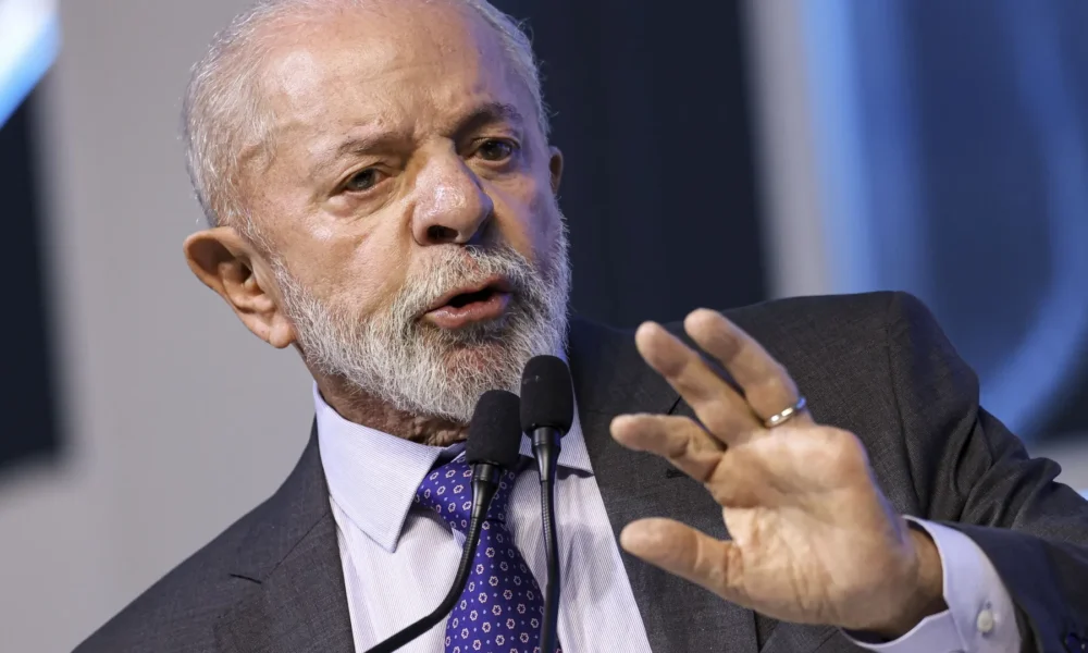 O presidente Luiz Inácio Lula da Silva participa da abertura do 14º Encontro Nacional da Indústria (Enai) • Brasília (DF), 27/11/2024 - Marcelo Camargo/Agência Brasil