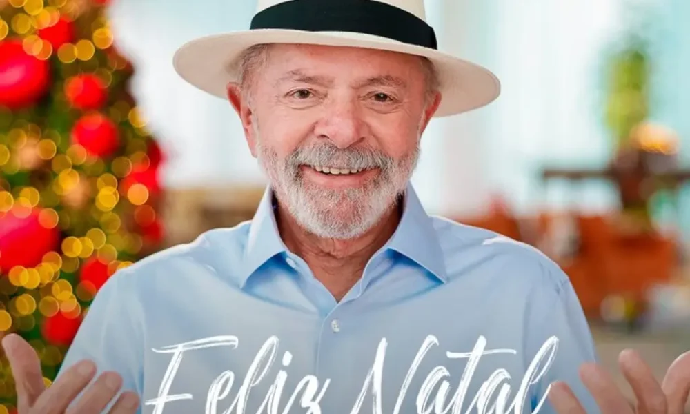 O presidente Luiz Inácio Lula da Silva (PT), durante pronunciamento de Natal (Foto: Divulgação/gov.br)