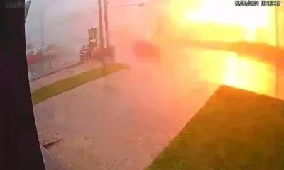 Novo vídeo mostra por outro ângulo momento da queda do avião em Gramado • Imagem enviada à CNN