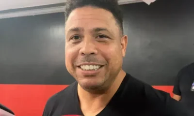 Ronaldo Fenômeno na chegada ao Maracanã para a despedida de Adriano • Matheus Dantas/Itatiaia