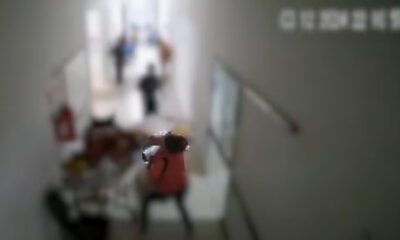 Mulher invade hospital no Paraná e esfaqueia paciente em maca com cerca de 30 golpes — Foto: Reprodução RPC