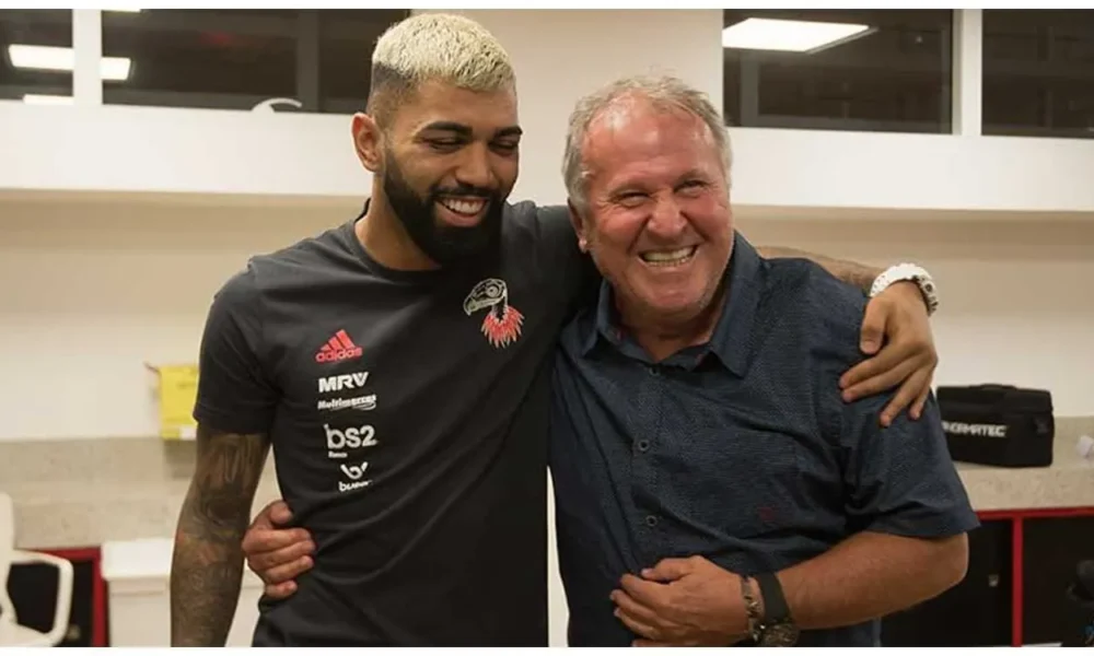 Zico e Gabigol, ídolos do Flamengo • Alexandre Vidal / Flamengo