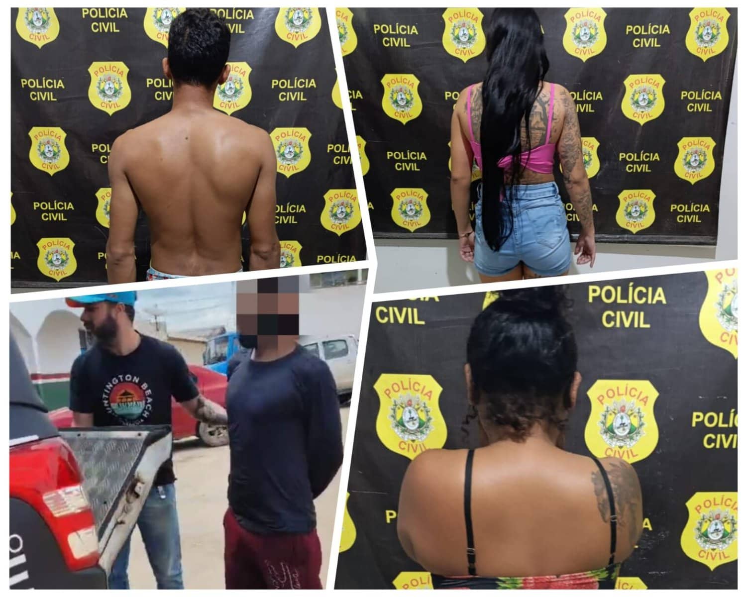 Polícia Civil realiza quatro prisões no município de Tarauacá