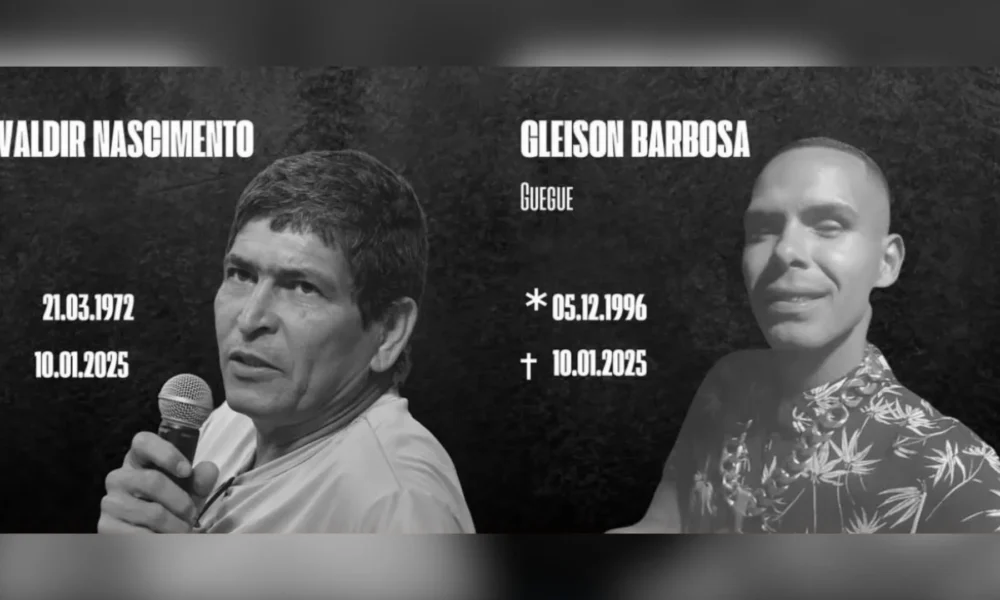 Valdir Nascimento e Gleison Barbosa. • MST