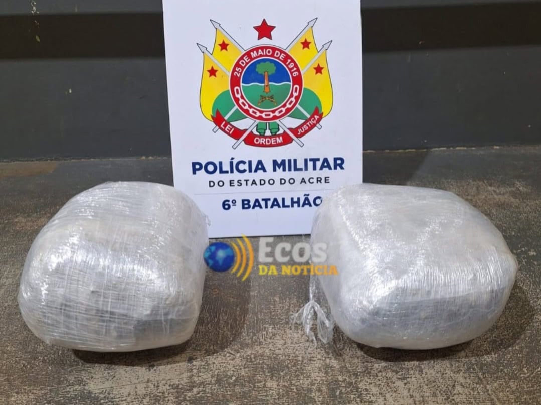 Em Cruzeiro do Sul, Polícia Militar localiza drogas em residência no bairro Cohab