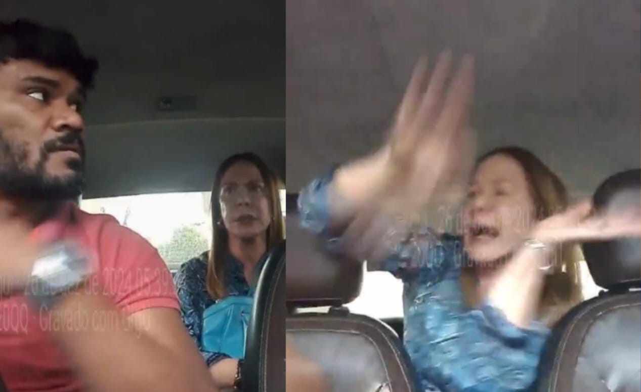 Mulher agride motorista de app que não entrou em condomínio: ‘Estou cheia de joia’