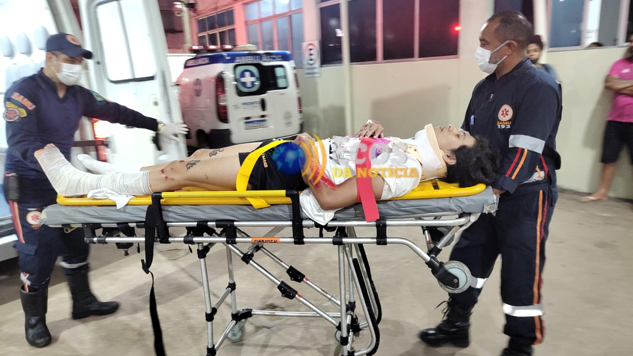 Motociclista sofre acidente após perder o controle da moto em Rio Branco