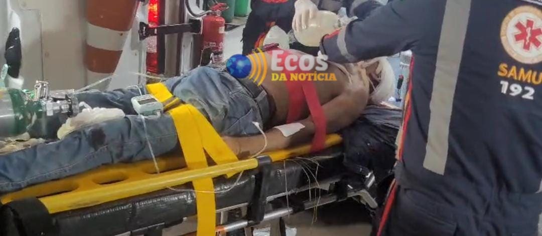 Colisão entre moto e bicicleta deixa ciclista em estado gravíssimo na Transacreana