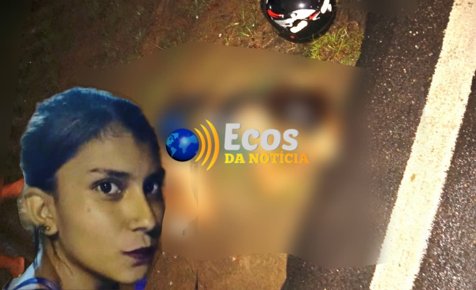 Morre no hospital, garupa de motocicleta vítima de acidente; condutor teve o braço decepado