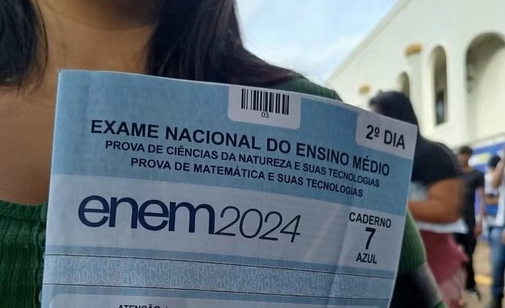 WhatsApp Image 2025-01-13 at 11.19.12 Enem 2024, 2ºdia — Foto: Mateus Santos/g1