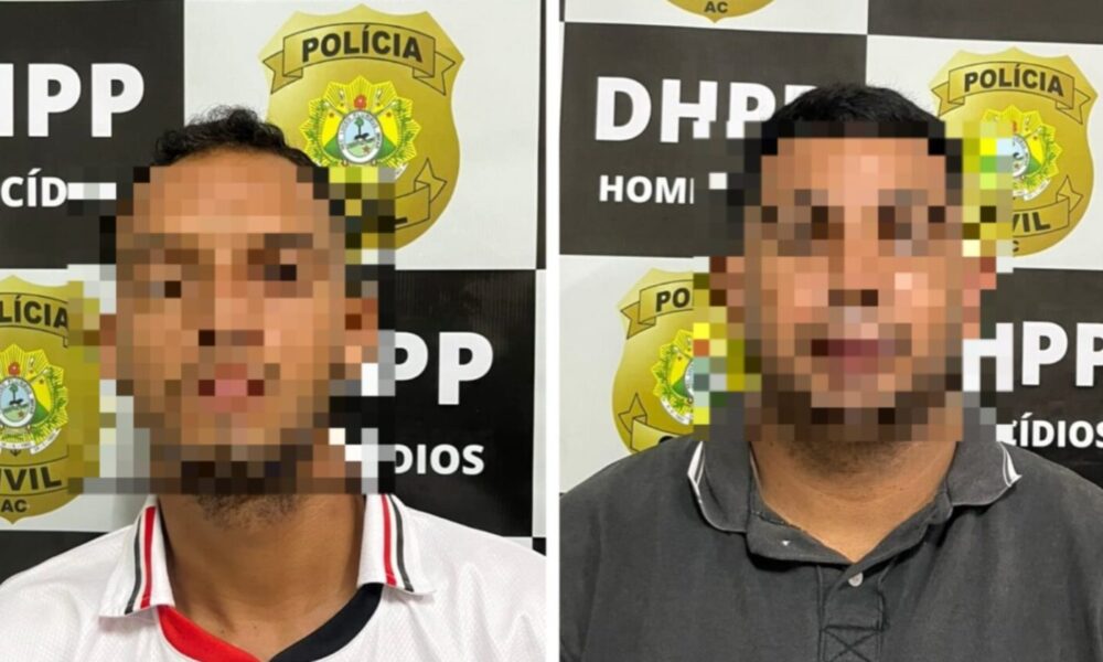 Ação da Polícia Civil resulta na prisão de D.G.A. por tentativa de homicídio e de A.P.S. por tráfico de drogas. Foto: cedida.