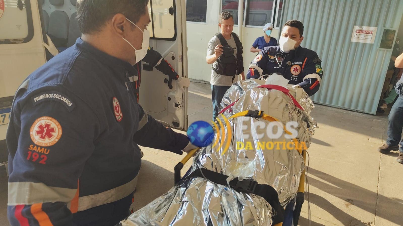 Homem sofre tiro acidental de espingarda durante caçada em seringal e levado ao Pronto-Socorro de Rio Branco em estado grave