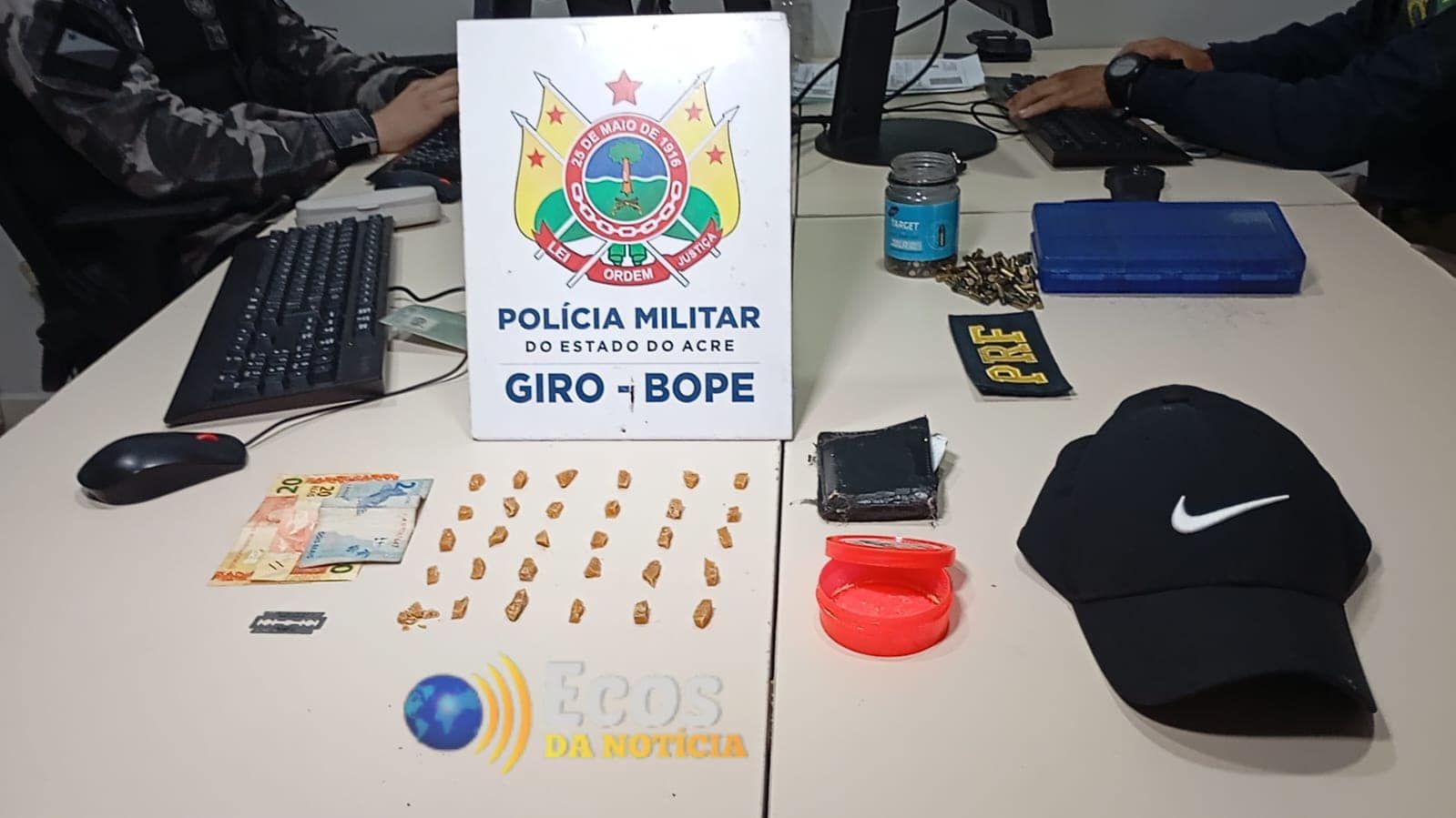 Homem é preso enquanto vendia drogas no Papoco, em Rio Branco