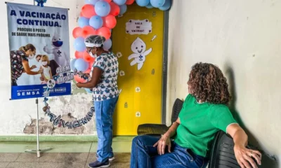 Foto: vacinação no Dia D, na URAP Cláudia Vitorino I Whidy Melo/ac24horas