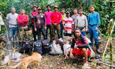 Caçador foi encontrado perdido em mata seis dias depois de sair de casa — Foto: Arquivo/4º BEPCIF
