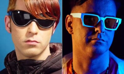 Fher, do Kasino, em 2005; e em foto recente — Foto: Divulgação/Site do artista