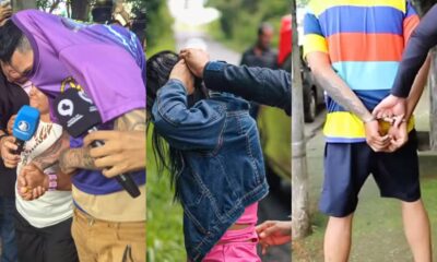 Suspeitos presos na sexta-feira (17) — Foto: Reprodução Polícia Civil