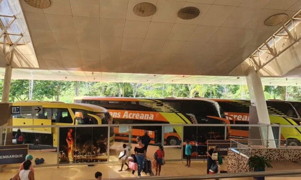 Mais de 32 mil pessoas passaram pela rodoviária de Rio Branco entre novembro e dezembro de 2024. Foto: Tácita Muniz/Secom