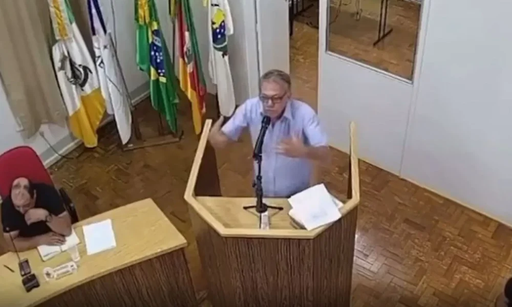 Caso ocorreu durante uma sessão em 20 de janeiro • Reprodução