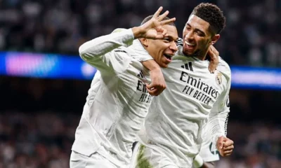 Mbappé dá show, faz hat-trick e empurra Real Madrid para atropelar o Manchester City na Champions • Divulgação / Real Madrid