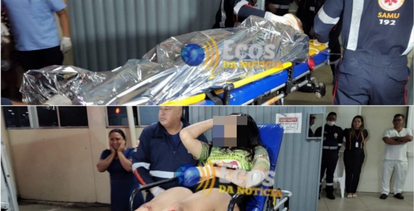 Colisão entre carro e moto deixa duas pessoas feridas na capital