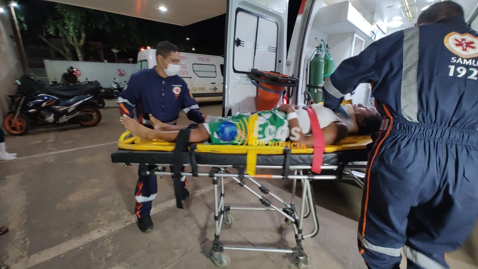 Ciclista fica ferida após colisão com motocicleta no Ramal Bom Jesus