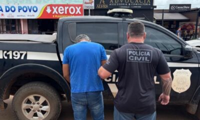 Suspeito foi detido ao tentar aplicar golpe na Caixa Econômica Federal. Foto: cedida.