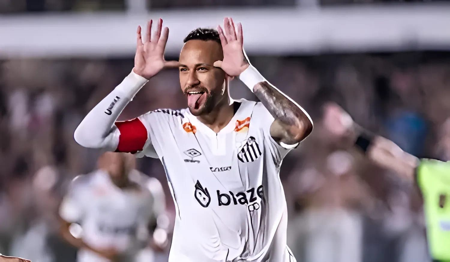 Com gol e assistência de Neymar, Santos vence Água Santa