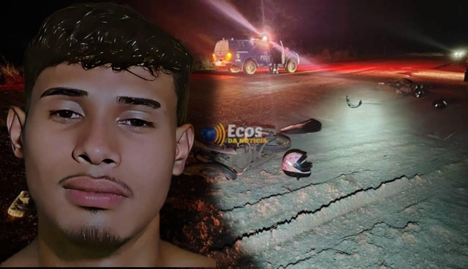 Acidente com três motos e uma carreta deixa um morto na BR-364