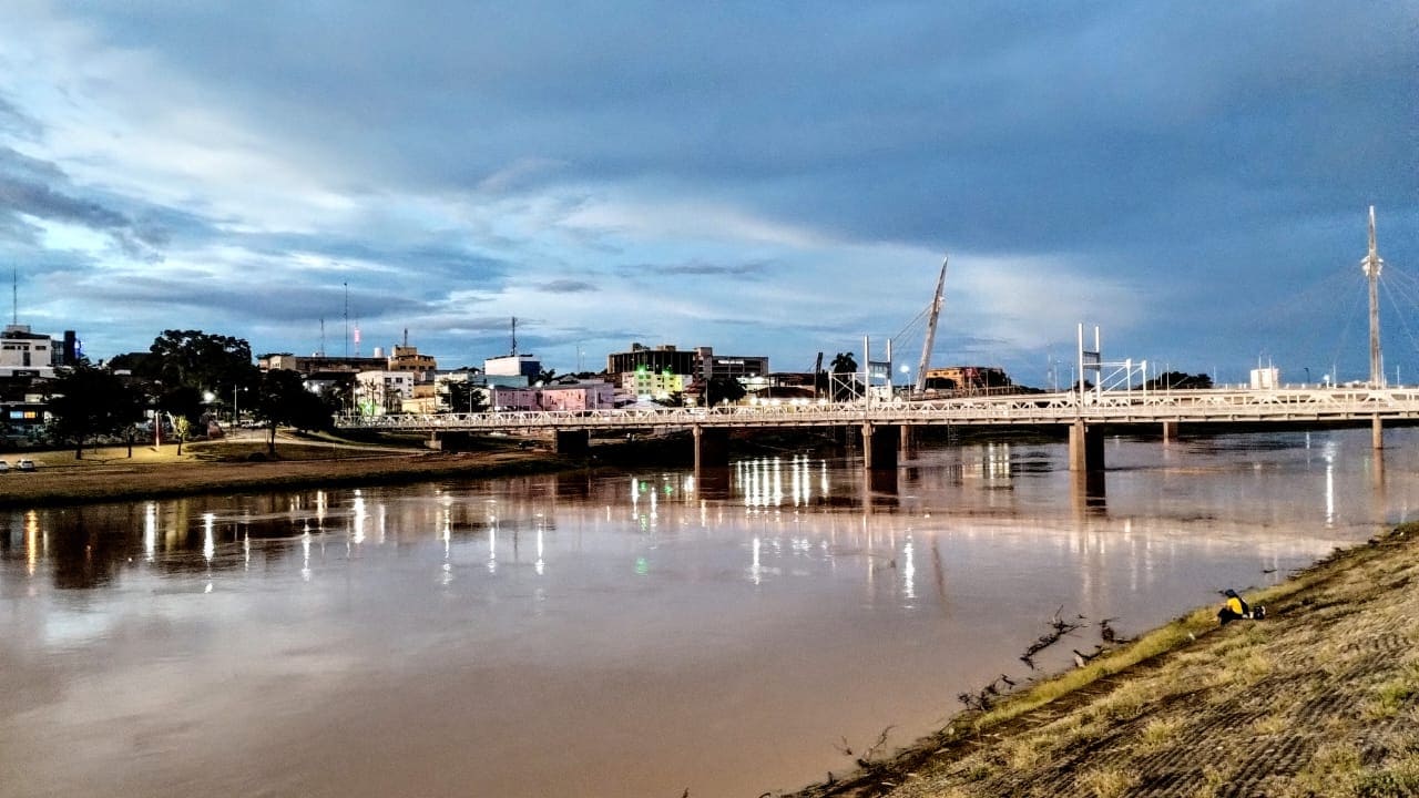Nível do Rio Acre registra 11,76 metros às 18h em Rio Branco