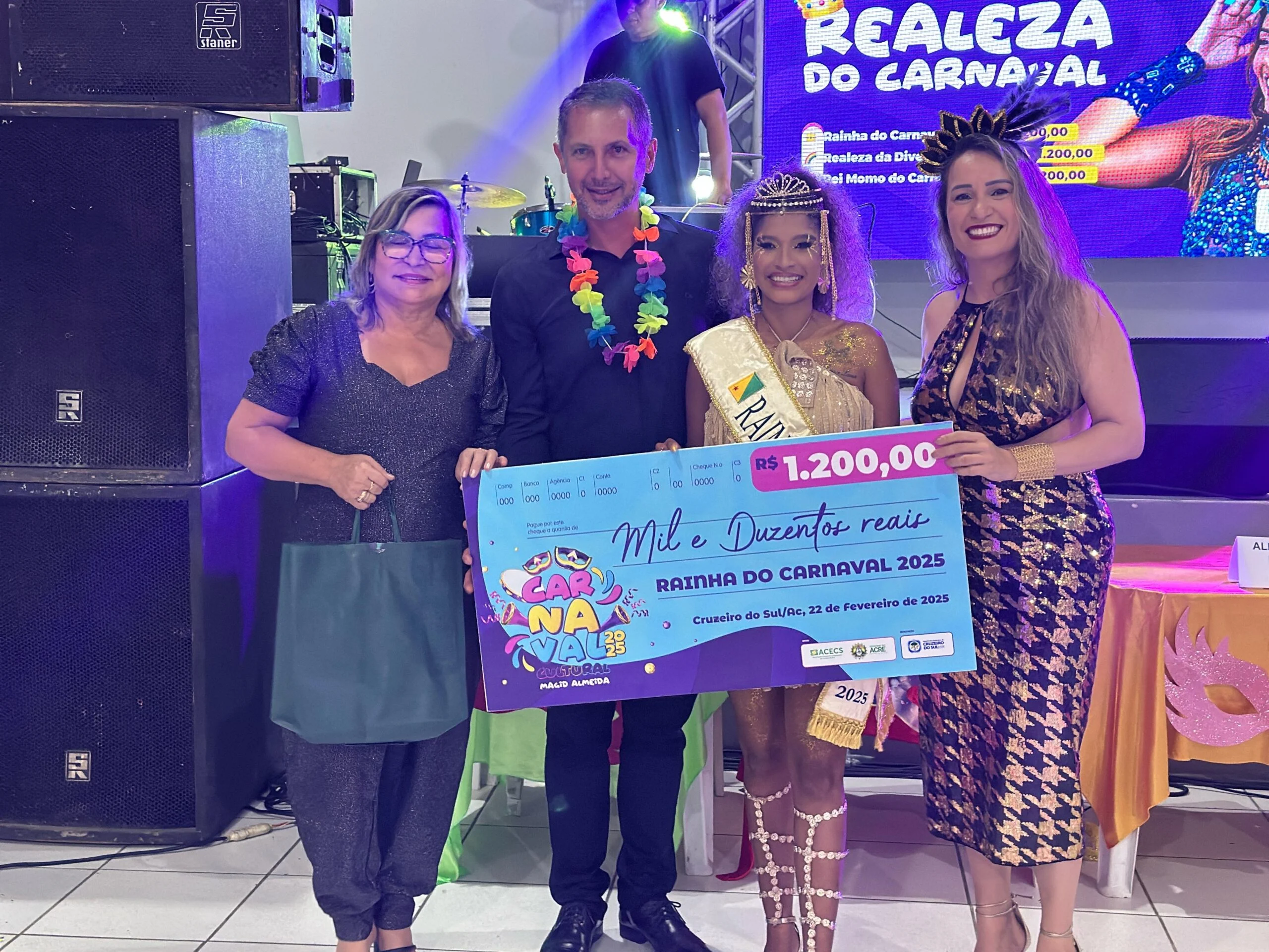 Escolha da Realeza em baile de Máscaras abre Carnaval de Cruzeiro do Sul