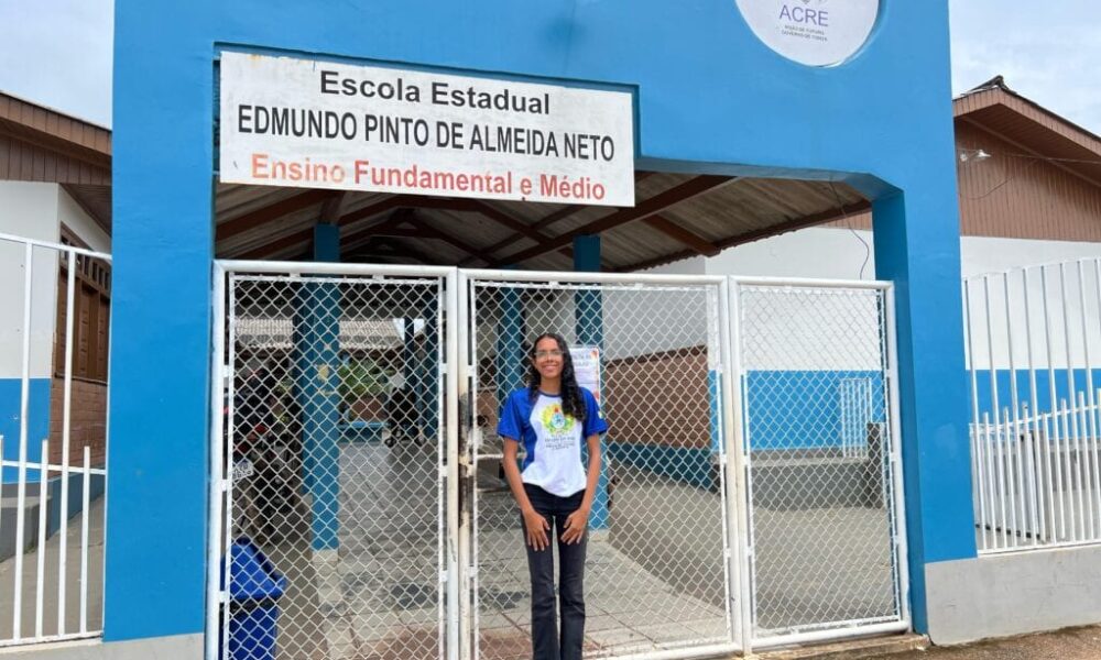 Aprovada em dois cursos na Ufac, Wellen Ferreira vai optar por medicina. Foto: Jorge Willian/SEE