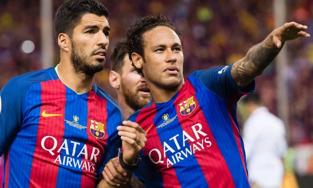 Suárez e Neymar atuaram juntos no Barcelona I Foto: 2017 Power Sport Images, Getty Images Europe
