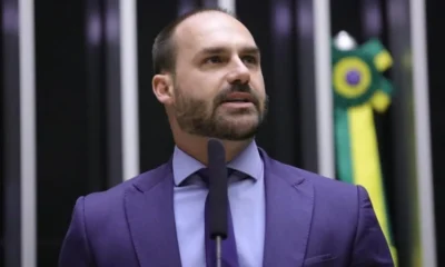 Eduardo Bolsonaro (PL - SP), deputado federal e filho do ex-presidente Jair Bolsonaro (PL) • 09/07/2024- Mário Agra/Câmara dos Deputados