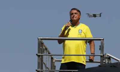 Ex-presidente Jair Bolsonaro • 21/04/2024 - Fernando Frazão/Agência Brasil