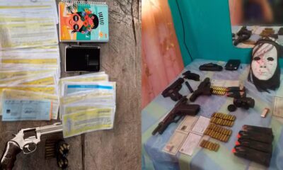 Objetos apreendidos durante Operação Soldados da Usura em RO — Foto: MP-RO