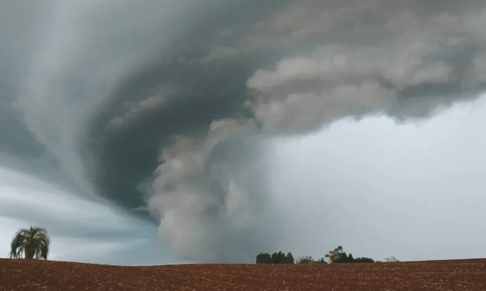 supercelula-de-tempestade-metsul (Foto: Reprodução/MetSul)